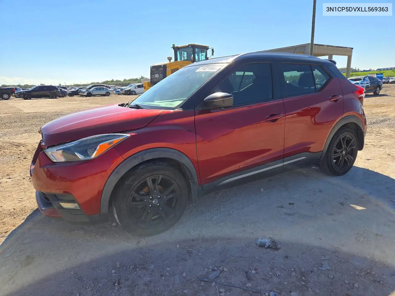 2020 Nissan Kicks Sr VIN 3N1CP5DVXLL569363 фото 1