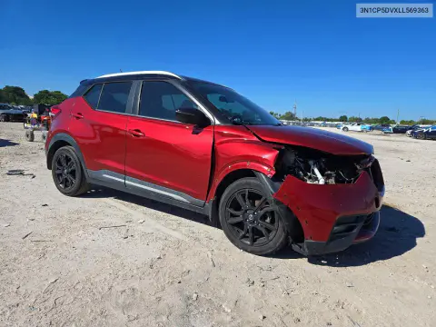 2020 Nissan Kicks Sr VIN 3N1CP5DVXLL569363 фото 4