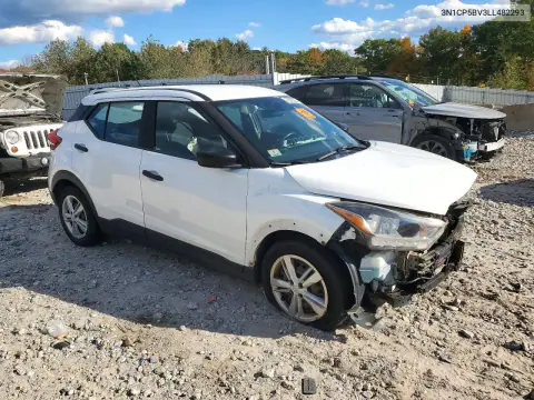 2020 Nissan Kicks S VIN 3N1CP5BV3LL482293 фото 4