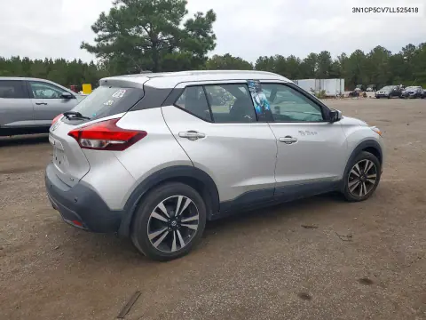 2020 Nissan Kicks Sv VIN 3N1CP5CV7LL525418 фото 3