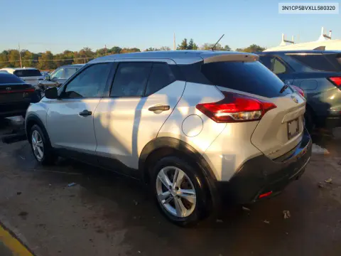 2020 Nissan Kicks S VIN 3N1CP5BVXLL580320 фото 2