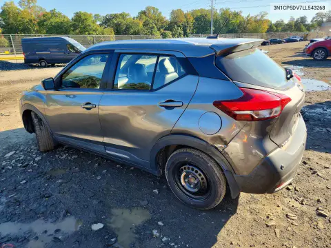 2020 Nissan Kicks Sr VIN 3N1CP5DV7LL543268 фото 2