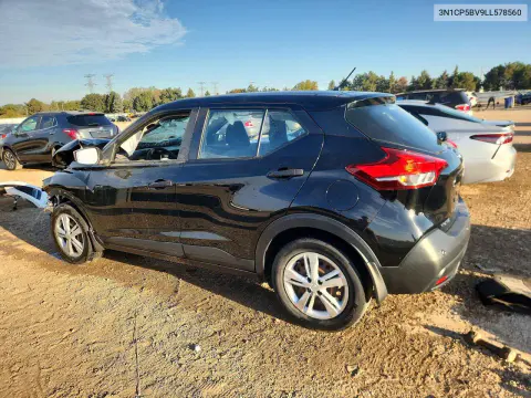 2020 Nissan Kicks S VIN 3N1CP5BV9LL578560 фото 2
