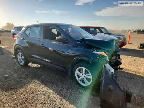 2020 Nissan Kicks S VIN 3N1CP5BV9LL578560 фото 4