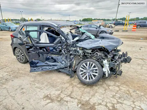 3N1CP5CV3ML543951 — 2021 Nissan Kicks, фото 4 с аукциона Copart 20.10.2026, Повреждения со всех сторон