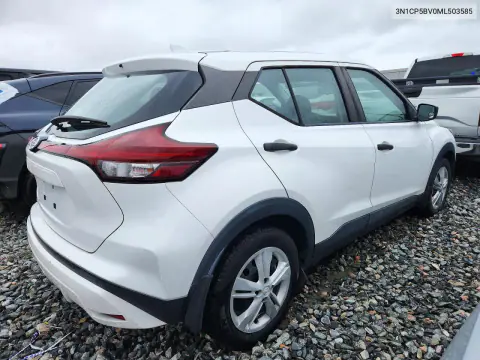 2021 Nissan Kicks S VIN 3N1CP5BV0ML503585 фото 3