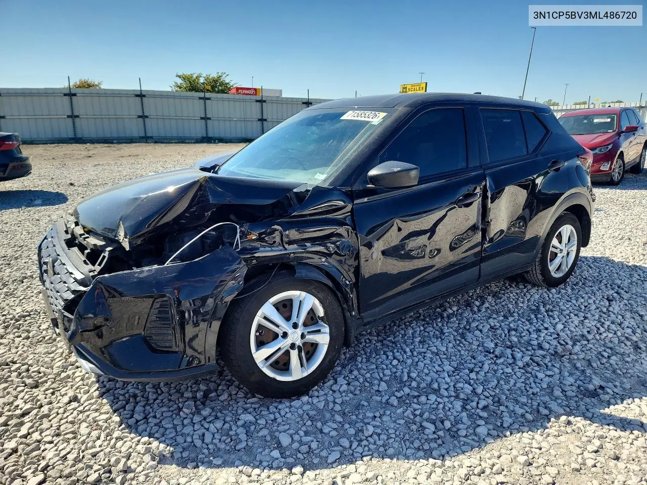 2021 Nissan Kicks S VIN 3N1CP5BV3ML486720 фото 1