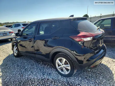 2021 Nissan Kicks S VIN 3N1CP5BV3ML486720 фото 2