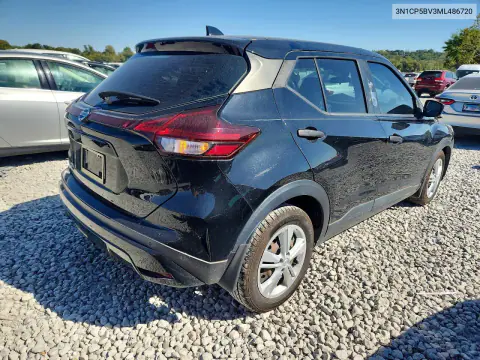2021 Nissan Kicks S VIN 3N1CP5BV3ML486720 фото 3