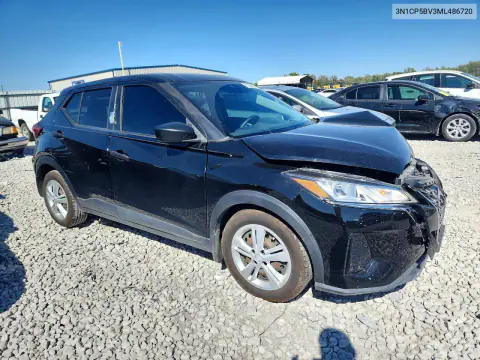 2021 Nissan Kicks S VIN 3N1CP5BV3ML486720 фото 4