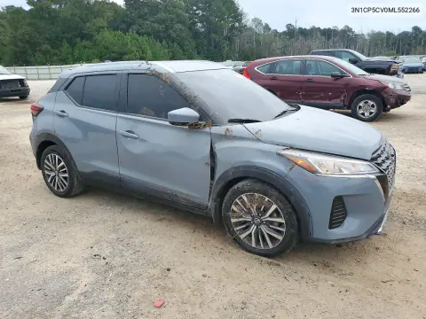 2021 Nissan Kicks Sv VIN 3N1CP5CV0ML552266 фото 4