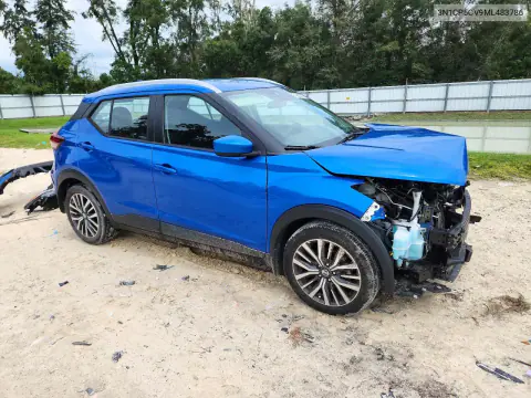 2021 Nissan Kicks Sv VIN 3N1CP5CV9ML483786 фото 4