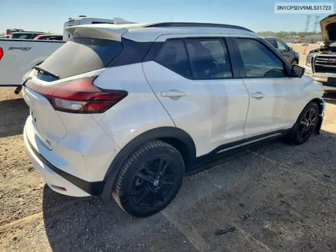 2021 Nissan Kicks Sr VIN 3N1CP5DV9ML531723 фото 3