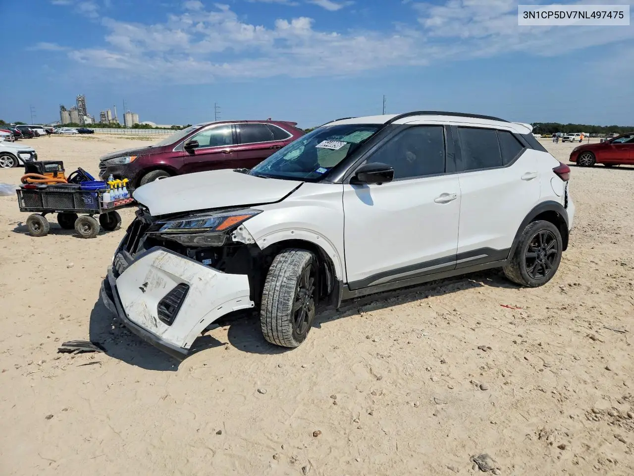 2022 Nissan Kicks Sr VIN 3N1CP5DV7NL497475 фото 1