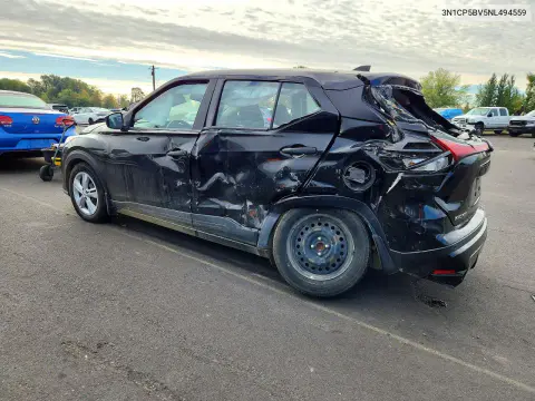 2022 Nissan Kicks S VIN 3N1CP5BV5NL494559 фото 2