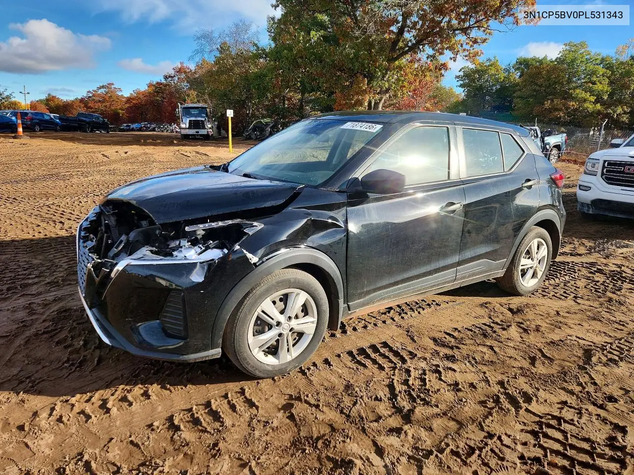 2023 Nissan Kicks S VIN 3N1CP5BV0PL531343 фото 1