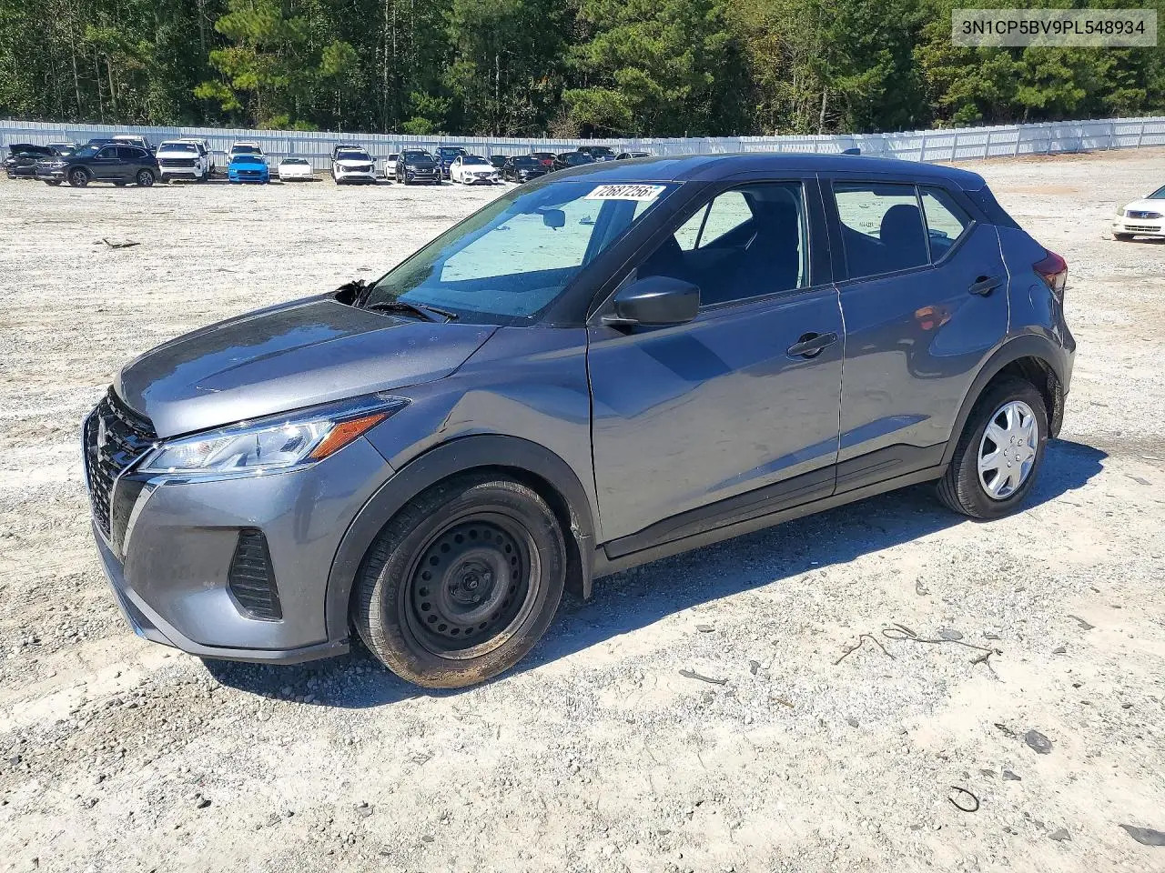 3N1CP5BV9PL548934 Nissan Kicks 2023 — повреждение Передняя часть, фото до ремонта