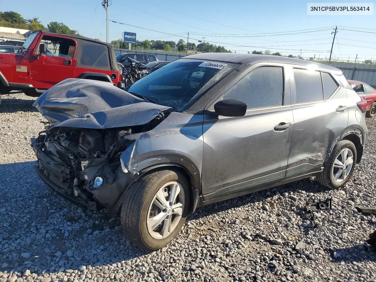 3N1CP5BV3PL563414 Nissan Kicks 2023 — повреждение Передняя часть, фото до ремонта