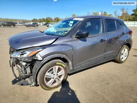 3N1CP5BV0RL495303 — 2024 Nissan Kicks, Передняя часть, фото до ремонта