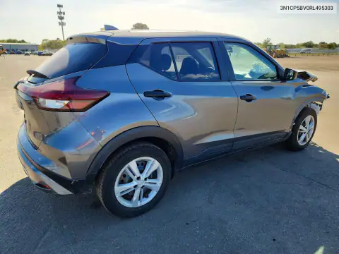 3N1CP5BV0RL495303 — 2024 Nissan Kicks, фото 3 с аукциона Copart, Передняя часть