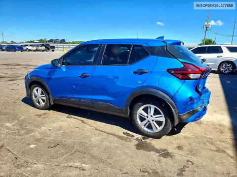 3N1CP5BV2SL477858 — 2025 Nissan Kicks, фото 2 с аукциона Copart, Передняя часть