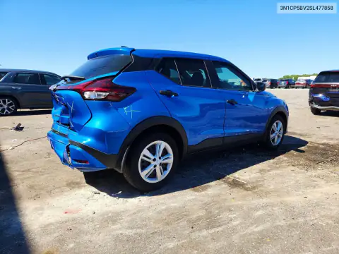 3N1CP5BV2SL477858 — 2025 Nissan Kicks, фото 3 с аукциона Copart, Передняя часть
