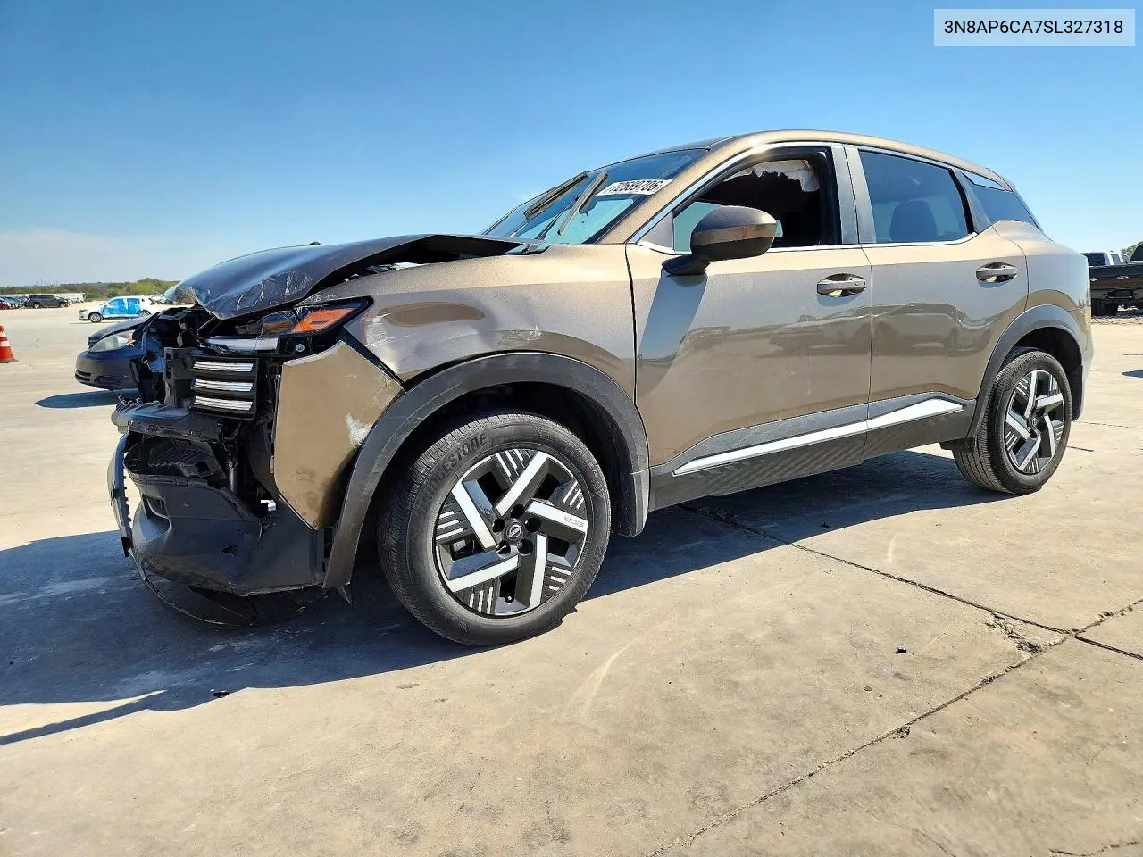 2025 Nissan Kicks Sv VIN 3N8AP6CA7SL327318 фото 1