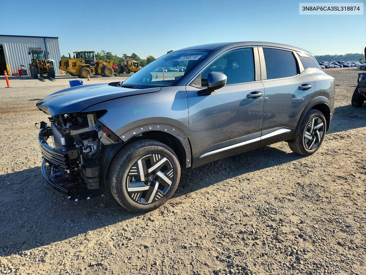 3N8AP6CA3SL318874 Nissan Kicks 2025 — повреждение Передняя часть, фото до ремонта