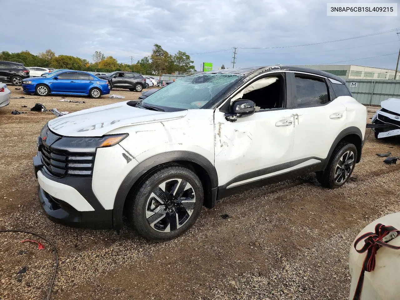 3N8AP6CB1SL409215 Nissan Kicks 2025 — повреждение Переворот, фото до ремонта