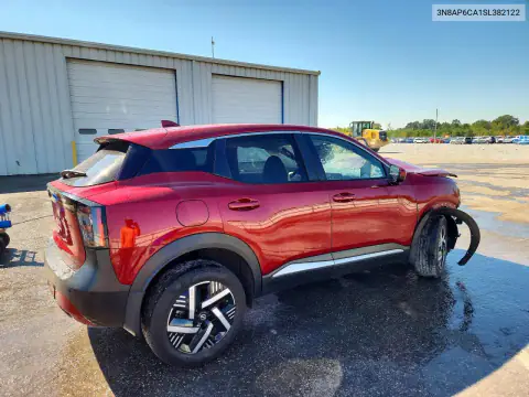 3N8AP6CA1SL382122 — 2025 Nissan Kicks, фото 3 с аукциона Copart, Передняя часть