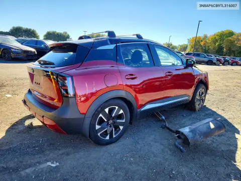 2026 Nissan Kicks Sv VIN 3N8AP6CB9TL316007 фото 3