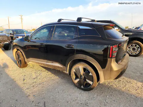 2026 Nissan Kicks Sr VIN 3N8AP6DA0TL314216 фото 2