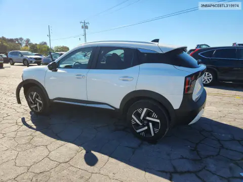 2026 Nissan Kicks Sv VIN 3N8AP6CE8TL315974 фото 2