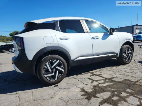 2026 Nissan Kicks Sv VIN 3N8AP6CE8TL315974 фото 3