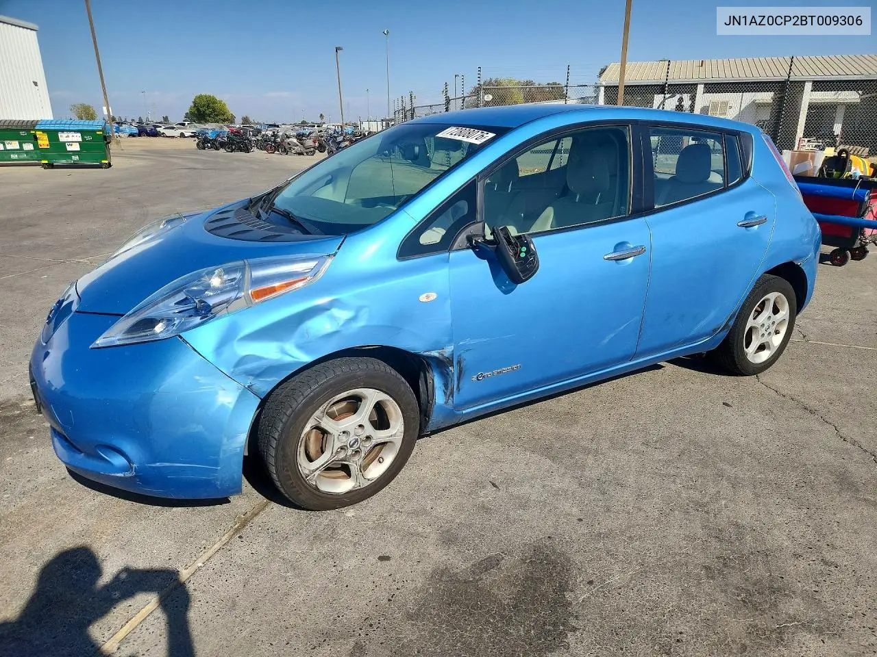 2011 Nissan Leaf Sv VIN JN1AZ0CP2BT009306 фото 1