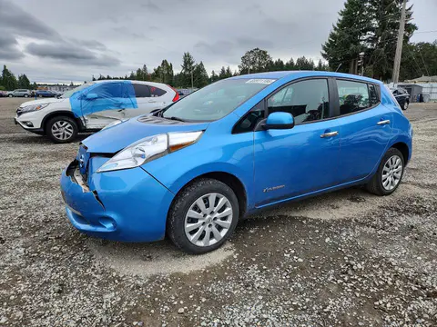 1N4AZ0CP3EC332349 — 2014 Nissan Leaf, Передняя часть (Front End), фото до ремонта