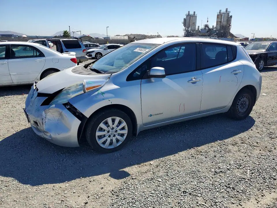 1N4AZ0CP9EC336650 Nissan Leaf 2014 — повреждение Передняя часть, фото до ремонта