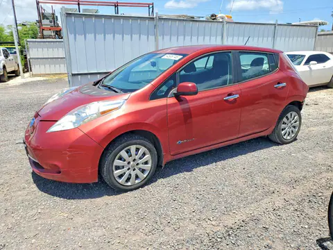 1N4AZ0CP1FC312831 — 2015 Nissan Leaf, Задняя часть (Rear End), фото до ремонта