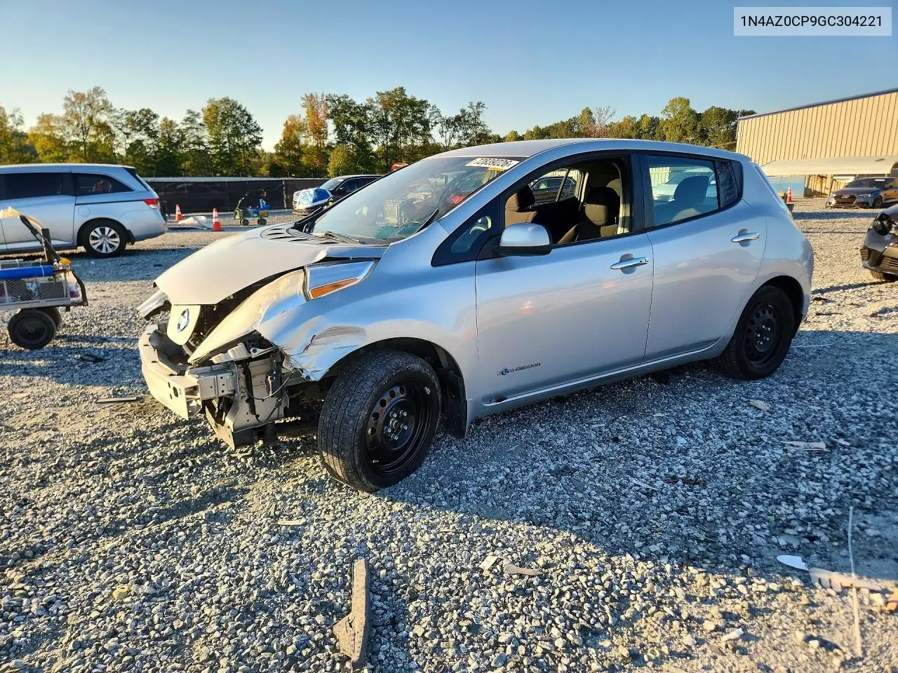 2016 Nissan Leaf S VIN 1N4AZ0CP9GC304221 фото 1