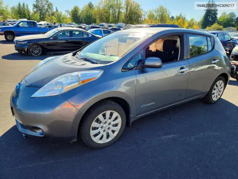 1N4BZ0CP2HC309217 — 2017 Nissan Leaf, Сторона, фото до ремонта