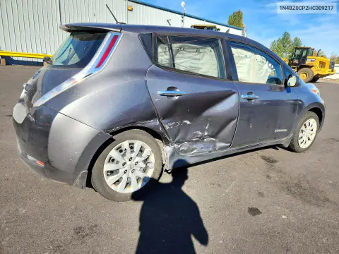 2017 Nissan Leaf S VIN 1N4BZ0CP2HC309217 фото 3