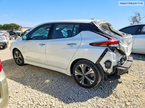 2018 Nissan Leaf Sl VIN 1N4AZ1CP8JC317118 фото 2