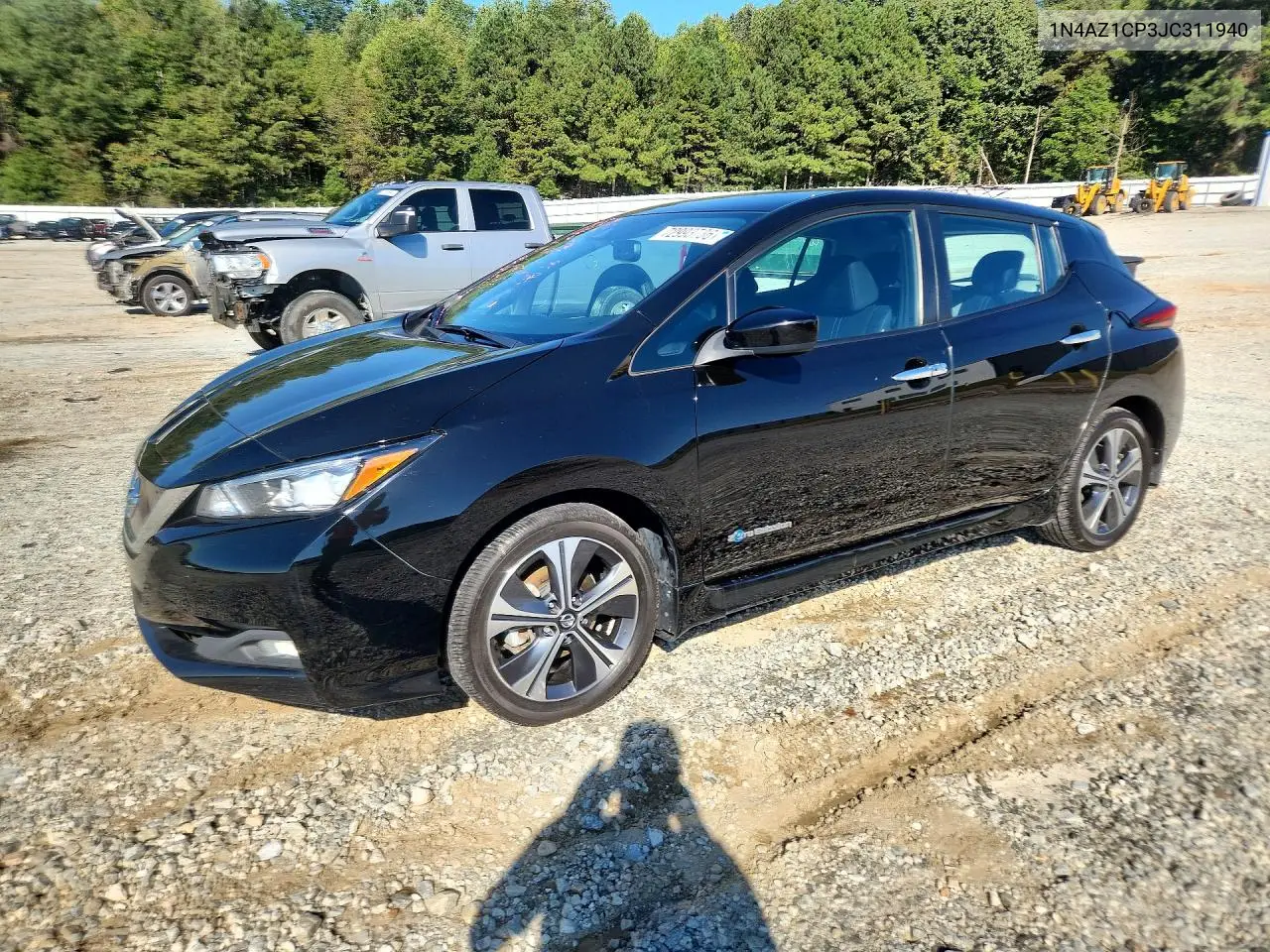 2018 Nissan Leaf Sv VIN 1N4AZ1CP3JC311940 фото 1