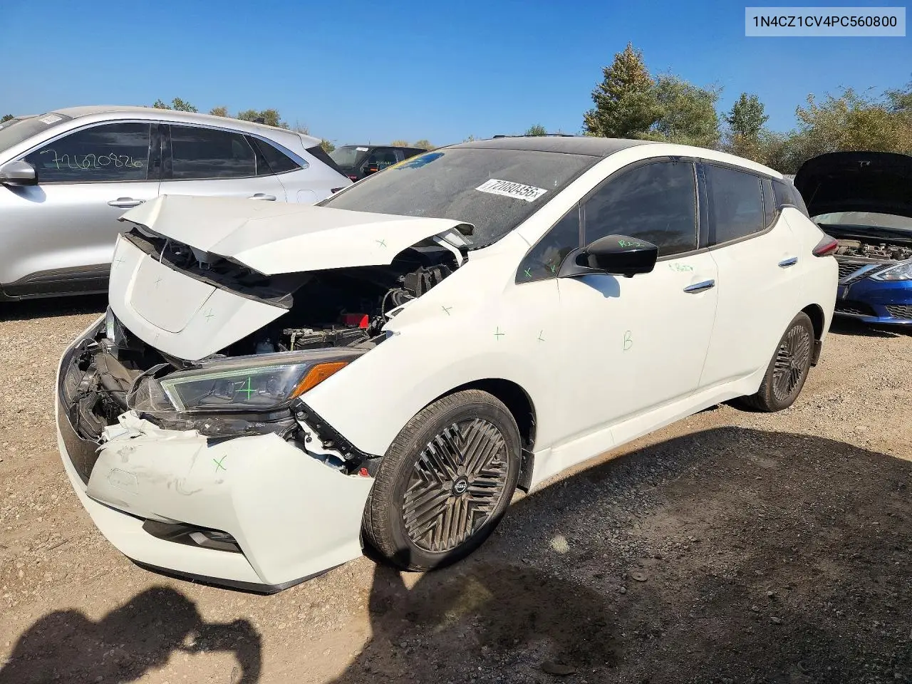 2023 Nissan Leaf Sv Plus VIN 1N4CZ1CV4PC560800 фото 1