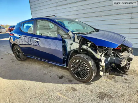 1N4CZ1CV5PC552477 — 2023 Nissan Leaf, фото 4 с аукциона Copart, Передняя часть