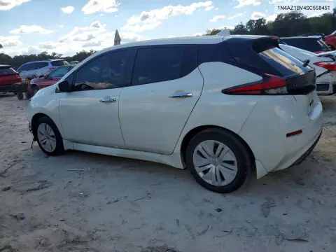 1N4AZ1BV4SC558451 — 2025 Nissan Leaf, фото 2 с аукциона Copart, Передняя часть