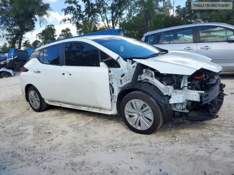 1N4AZ1BV4SC558451 — 2025 Nissan Leaf, фото 4 с аукциона Copart, Передняя часть