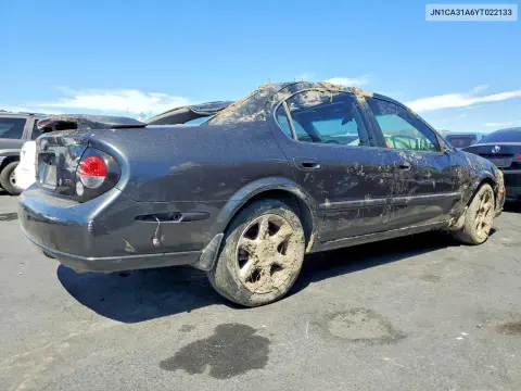2000 Nissan Maxima Gxe VIN JN1CA31A6YT022133 фото 3