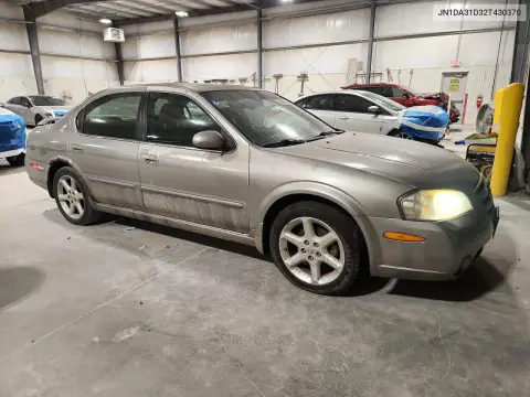 2002 Nissan Maxima Gxe VIN JN1DA31D32T430370 фото 4