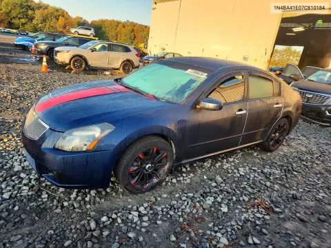 1N4BA41E07C810184 — 2007 Nissan Maxima, Мелкие вмятины и царапины, фото до ремонта